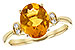 G244-61999: LDS RG 2.04 CITRINE 2.10 TGW (10x8MM CIT)