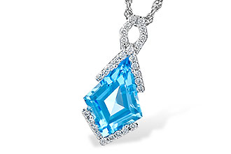 G327-29190: NECK 2.40 BLUE TOPAZ 2.53 TGW