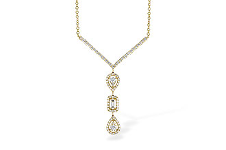 G327-31035: NECK .04 BAGUETTE .50 TW (18")