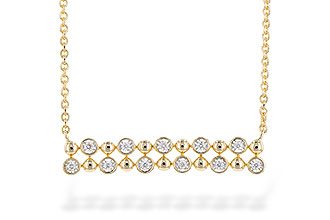 G327-34672: NECKLACE .12 TW
