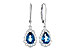 G327-34726: EARR 1.48 TW LONDON BLUE TOPAZ 1.63 TGW