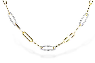 G328-18363: NECKLACE .75 TW (17 INCHES)