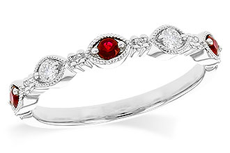 G328-20181: LDS WED RG .14 TW RUBY .23 TGW