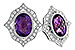 G328-24708: EARR 2.12 TW AMETHYST 2.36 TGW (8x6 MM AMY)