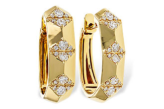 G329-15590: EARRINGS .50 TW