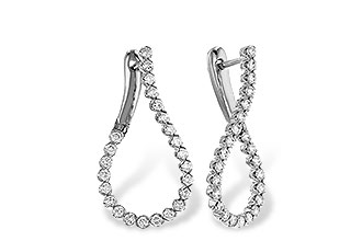 G329-15599: EARRINGS 1.00 TW