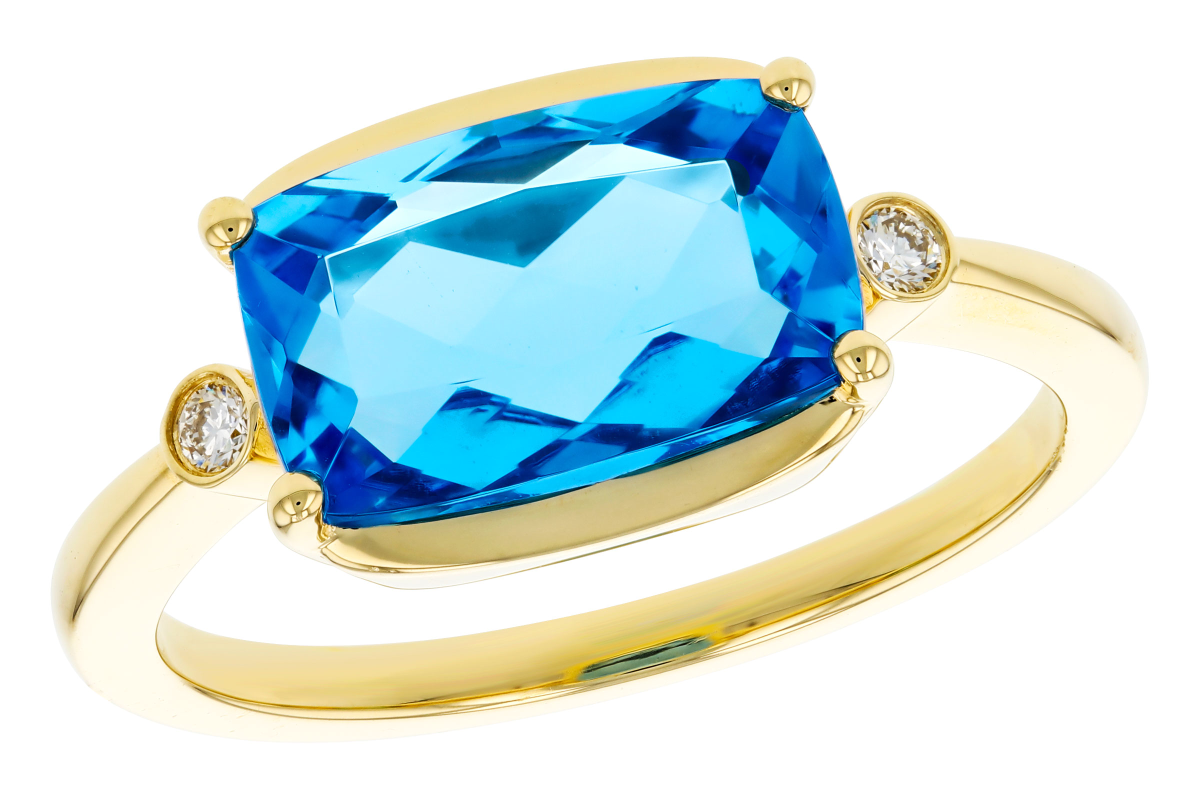 G330-01926: LDS RG 2.88 BLUE TOPAZ 2.92 TGW (11x7MM BT)