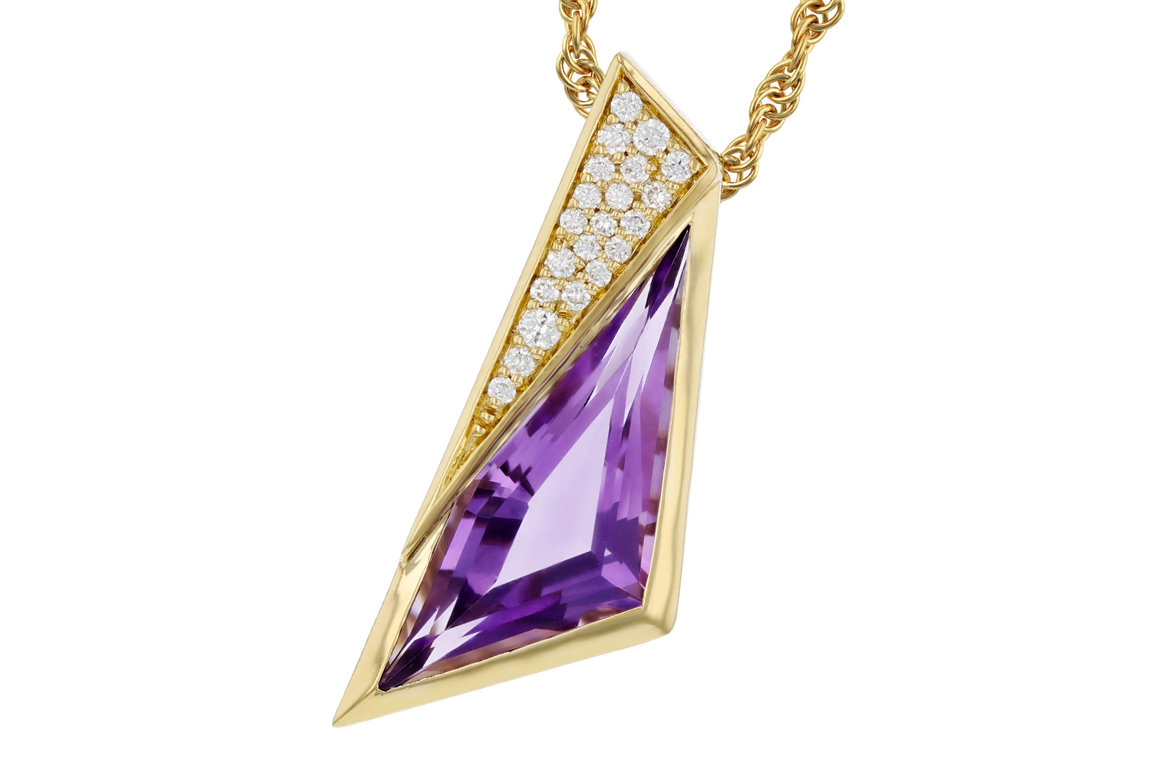G330-01972: NECKLACE 2.24 AMETHYST 2.33 TGW