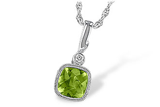 H238-25617: NECK .97 PERIDOT .99 TGW