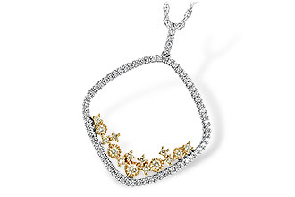H242-80135: NECK .18 YELLOW DIAS .50 TW