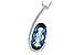 H243-64726: NECK 4.48 LONDON BLUE TOPAZ 4.60 TGW