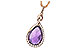 H243-71999: NECK 3.91 AMETHYST 4.10 TGW