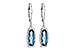 H244-60126: EARR 2.10 LONDON BLUE TOPAZ 2.28 TGW