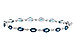 H244-60181: BRACELET 7.20 LONDON BLUE TOPAZ 7.36 TGW