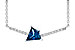 H244-61017: NECK .87 LONDON BLUE TOPAZ .95 TGW