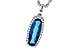 H244-61917: NECK 1.58 LONDON BLUE TOPAZ 1.70 TGW