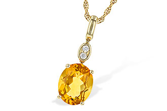 H244-61999: NECK 2.04 CITRINE 2.07 TGW (10x8MM CIT)