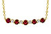 H244-62826: NECK .58 TW RUBY .70 TGW