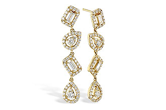 H327-31026: EARR .12 TW BAGUETTES .70 TW