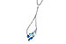 H327-31044: NECK .82 BLUE TOPAZ 1.05 TGW