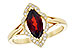 H327-34653: LDS RG 1.25 GARNET 1.36 TGW