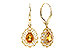 H328-21081: EARR .74 TW CITRINE .90 TGW