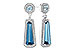 H328-21972: EARR 2.28 TW BLUE TOPAZ 2.54 TGW