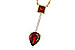 H329-11017: NECKLACE 2.15 GARNET 2.20 TGW