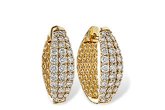 H329-12826: EARRINGS 1.00 TW