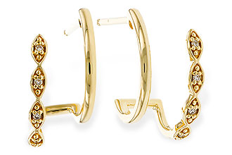 H329-12835: EARRINGS .03 TW
