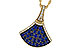 H329-12908: NECKLACE .71 TW SAPPHIRE .85 TGW