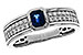 H329-15626: LDS RG .55 SAPPHIRE .88 TGW (5x4MM SA)