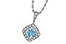 K060-91035: NECKLACE .80 AQUA .93 TGW