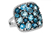 K241-86490: LDS RG 3.67 BLUE TOPAZ 3.94 TGW