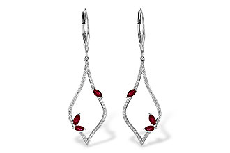 K244-54690: EARR .60 RUBY .95 TGW