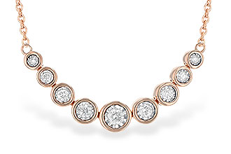 K244-59208: NECKLACE .25 TW (18")