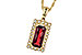 K327-28317: NECK 1.80 GARNET 1.95 TGW