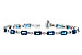 K327-29226: BRACELET 7.90 LONDON BLUE TOPAZ 8.13 TGW