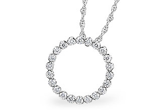 K327-32826: NECKLACE .50 TW