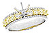K327-35553: LDS SEMI DIA RG .72 TW YELLOW DIAS .92 TW