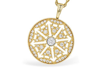 K328-18335: NECKLACE .38 TW