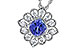 K328-21090: NECK .98 TANZANITE 1.24 TGW (6MM TANZ)