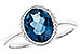 K328-21981: LDS RG 1.90 TW LONDON BLUE TOPAZ 1.93 TGW(9x7 LBT)