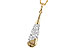 K328-22844: NECKLACE .14 TW BAGUETTE