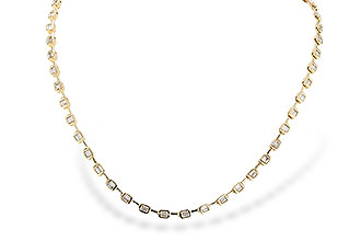 K328-22862: NECKLACE 2.05 TW BAGUETTES (17 INCHES)