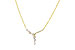 K328-24681: NECKLACE 1.22 TW FANCY CUT DIAMONDS (18")