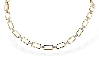 K328-24717: NECKLACE .50 TW (17")