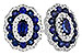 K328-26535: EARR 1.77 TW SAPPHIRE 2.24 TGW (5x3MM SAPP)