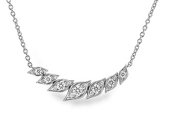 K329-09217: NECKLACE .36 TW