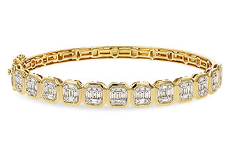 K329-09253: BANGLE .81 TW BAGUETTE 1.00 TW